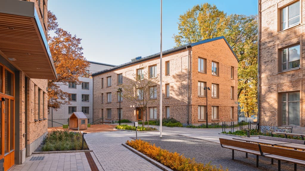 Kvarteret Kabelverket 19 i Älvsjöstaden.