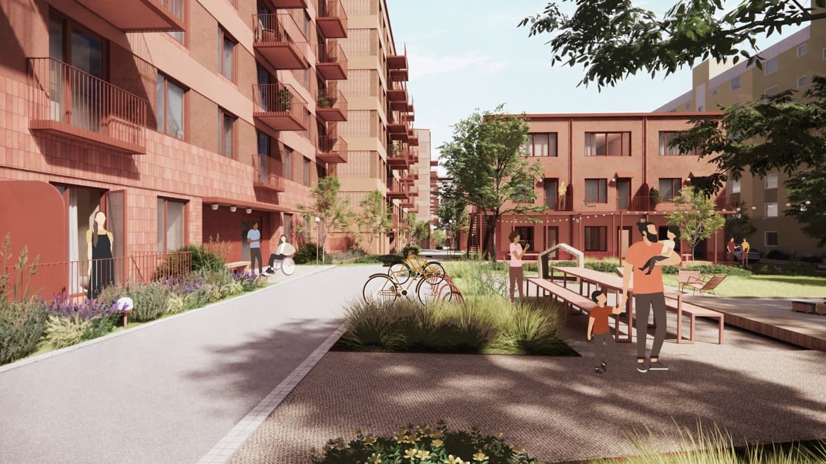 Visionsbild Tensta Krällingegränd