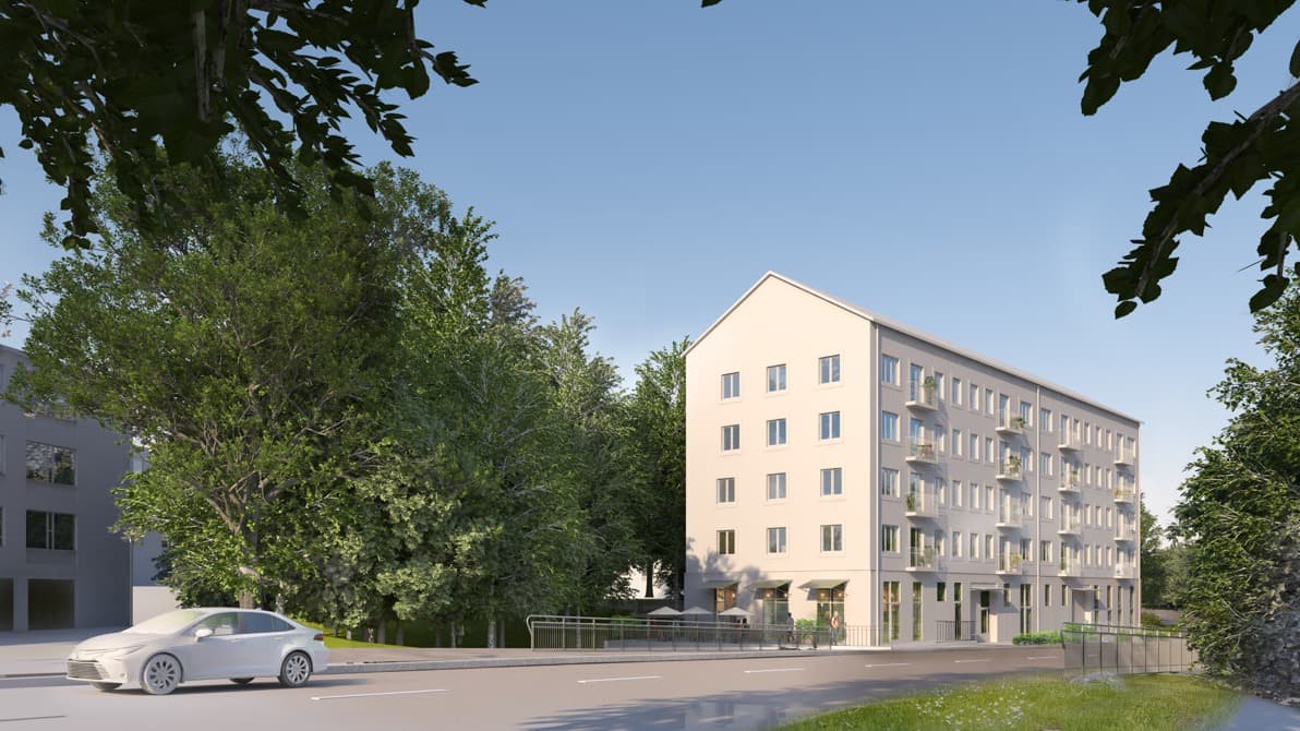 Sett från Larsbodavägen